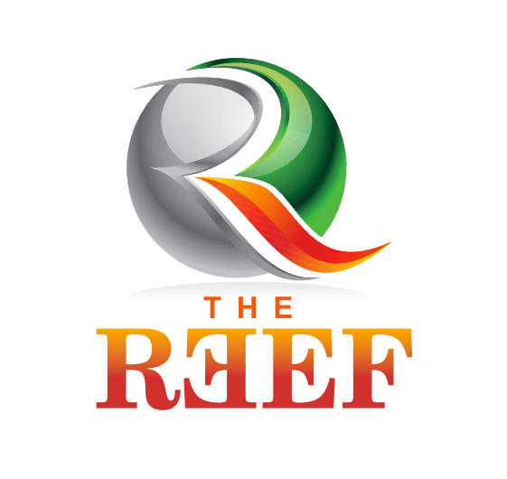 The Reef logo used in a customer testimonial on StashStock's CannaLabel page