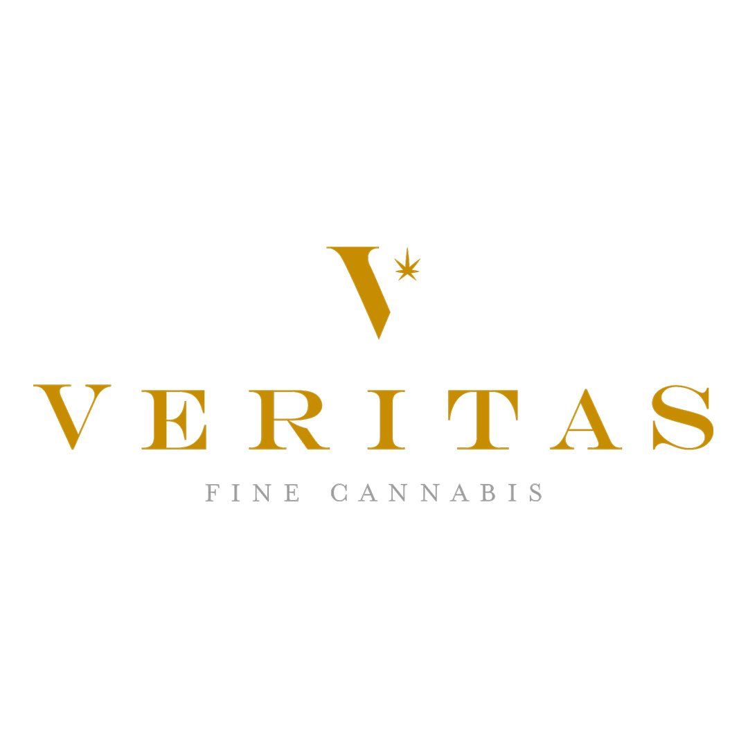 Veritas logo used in a customer testimonial on StashStock's CannaScanner page