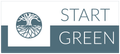 Logo with a tree design and the words "START GREEN".