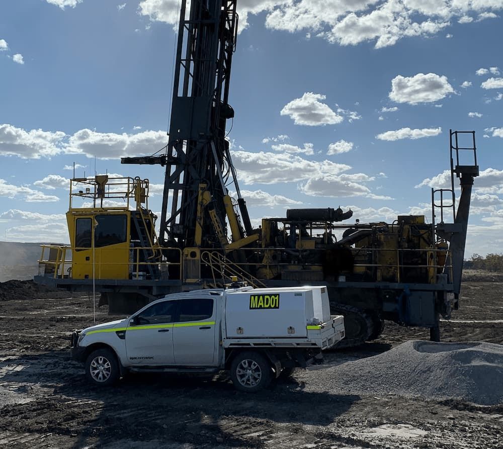 Heavy Machinery and Service Vehicle in Construction Site — MADD Industries in Paget, QLD