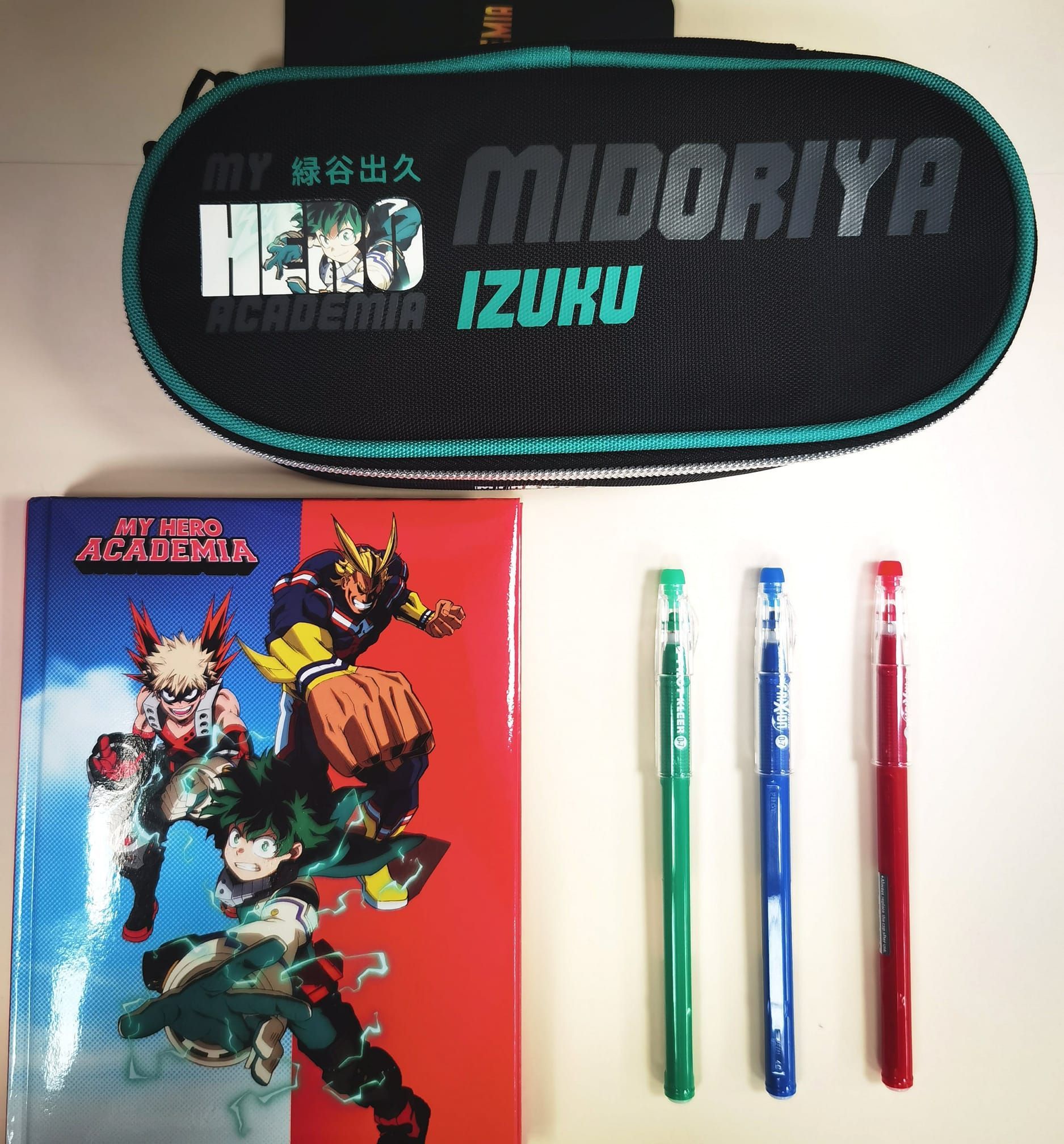 Set astuccio, diario, pennarelli My Hero