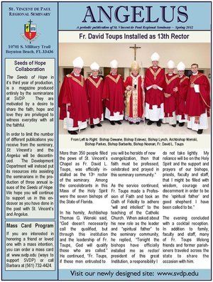 Cover for Spring 2012