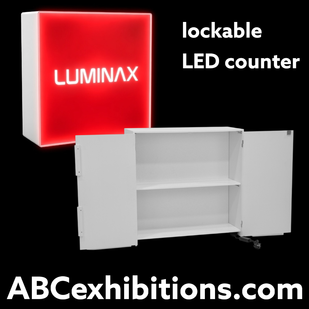 An illuminated ED lightbox counter