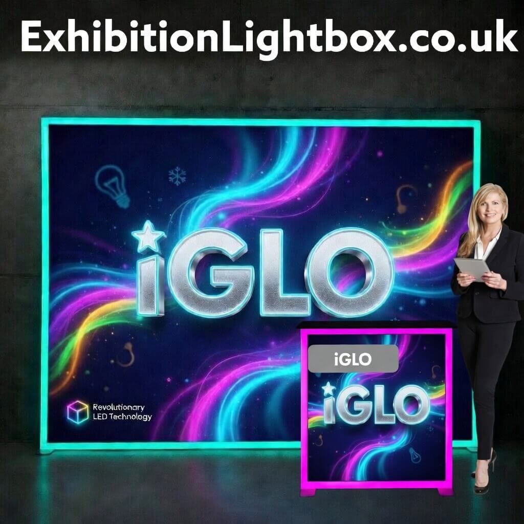 iGLO LED RGB LED lightbox display