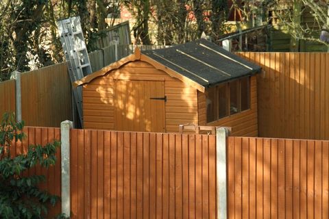 Constructing garden sheds and patios