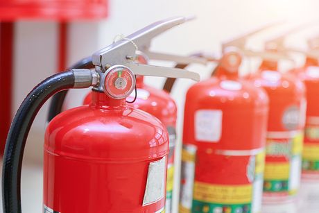 Fire Prevention — Color Red Fire Extinguishers in St. Louis, MO