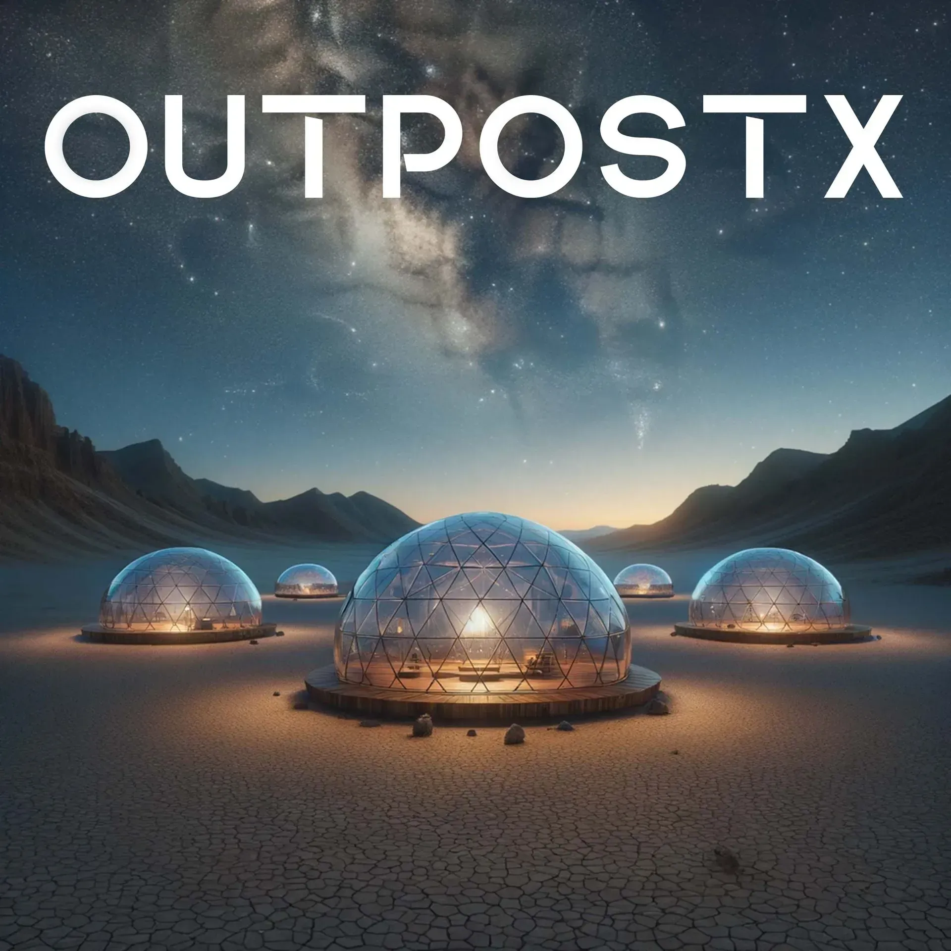 The cover of a video game called outpost x