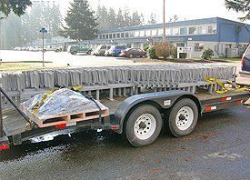Truck Carrying Metals — Arlington, WA — JB Sandblasters Inc.