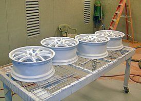 Four Car Rims — Arlington, WA — JB Sandblasters Inc.