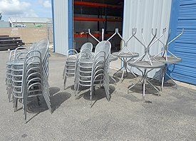 Chairs And Tables — Arlington, WA — JB Sandblasters Inc.