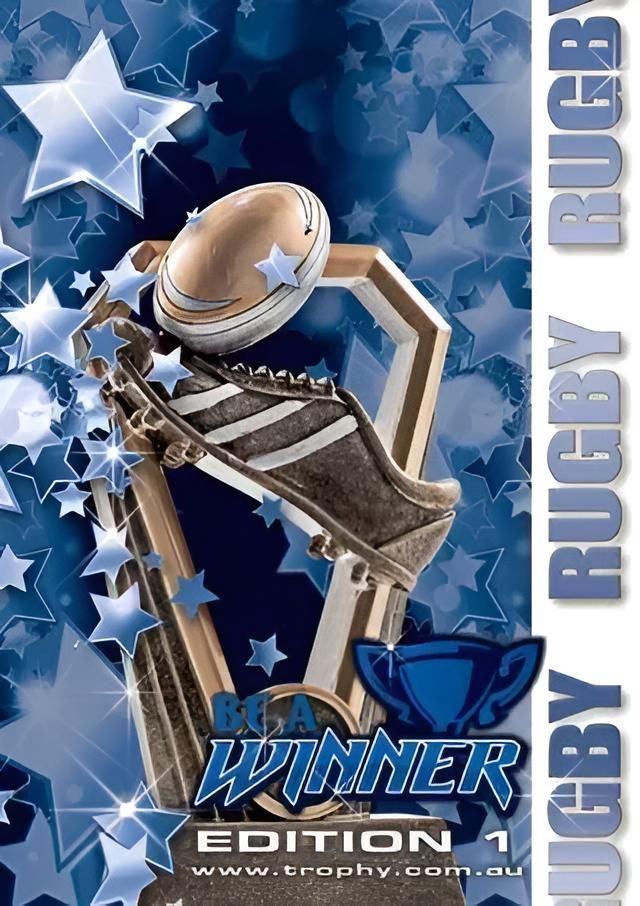 Be A Winner Rugby Trophies — Framing Alternative in Erina Heights, NSW