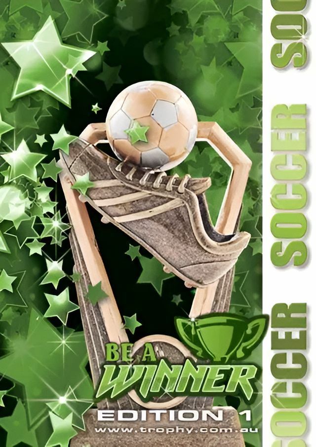Be A Winner Soccer Trophies — Framing Alternative in Erina Heights, NSW