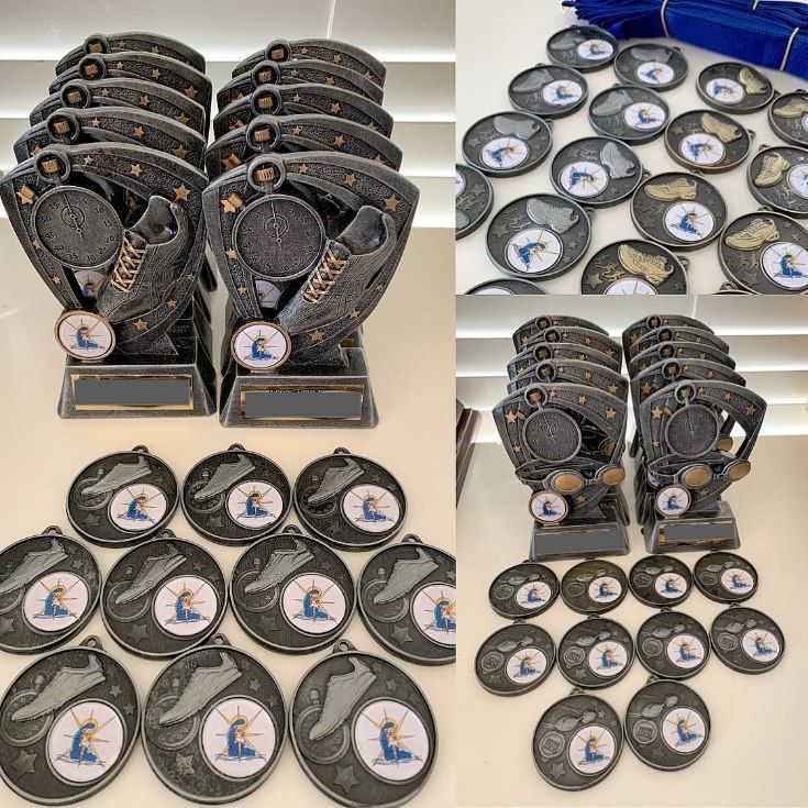 A Collage of Trophies and Medals on A Table — Framing Alternative in Gosford, NSW