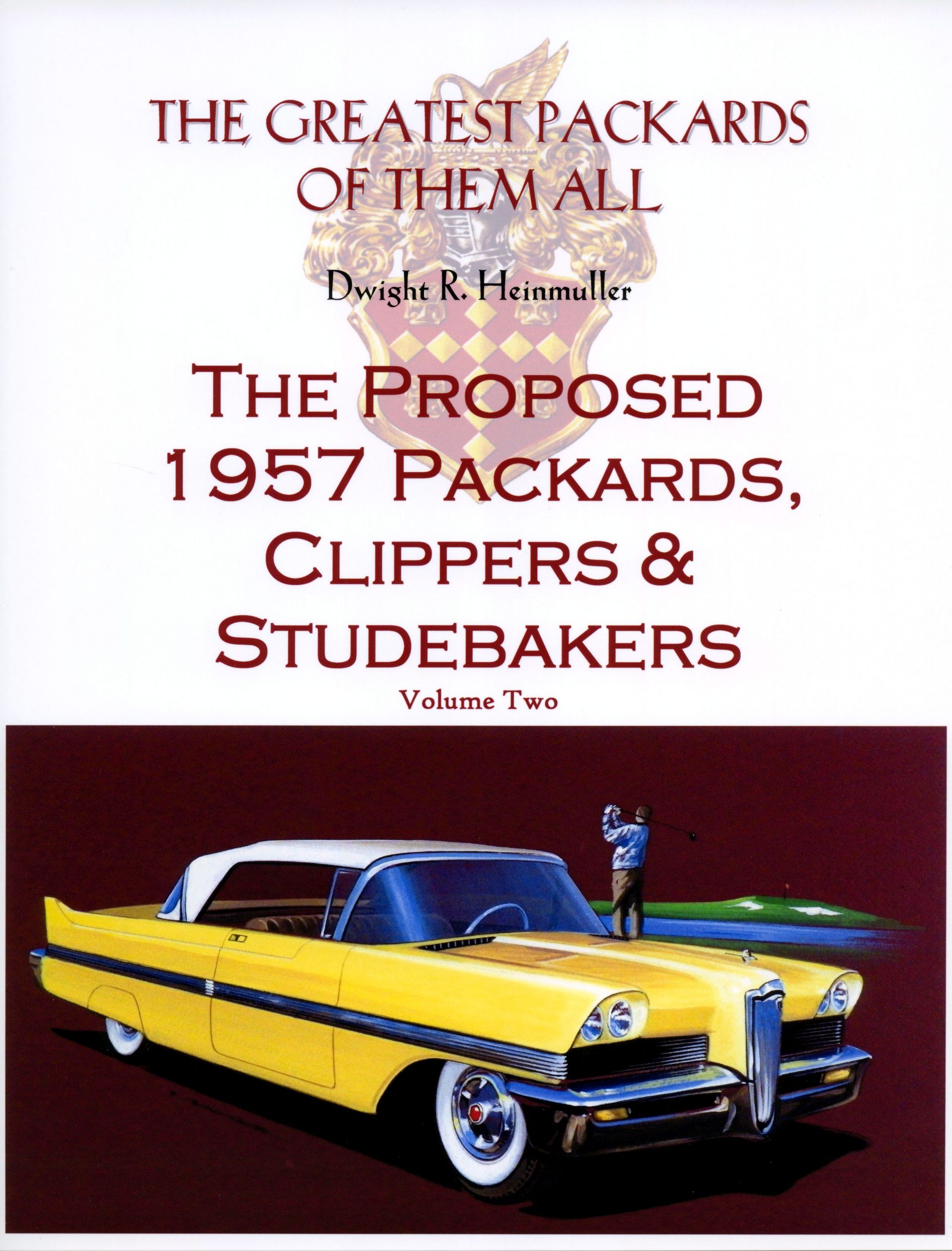 A white vinyl record album cover with blue text and a logo for the W.D. Packard Concert Band, featuring song listings for two records.