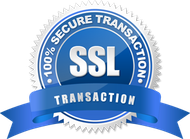 Blue and white SSL Seal
