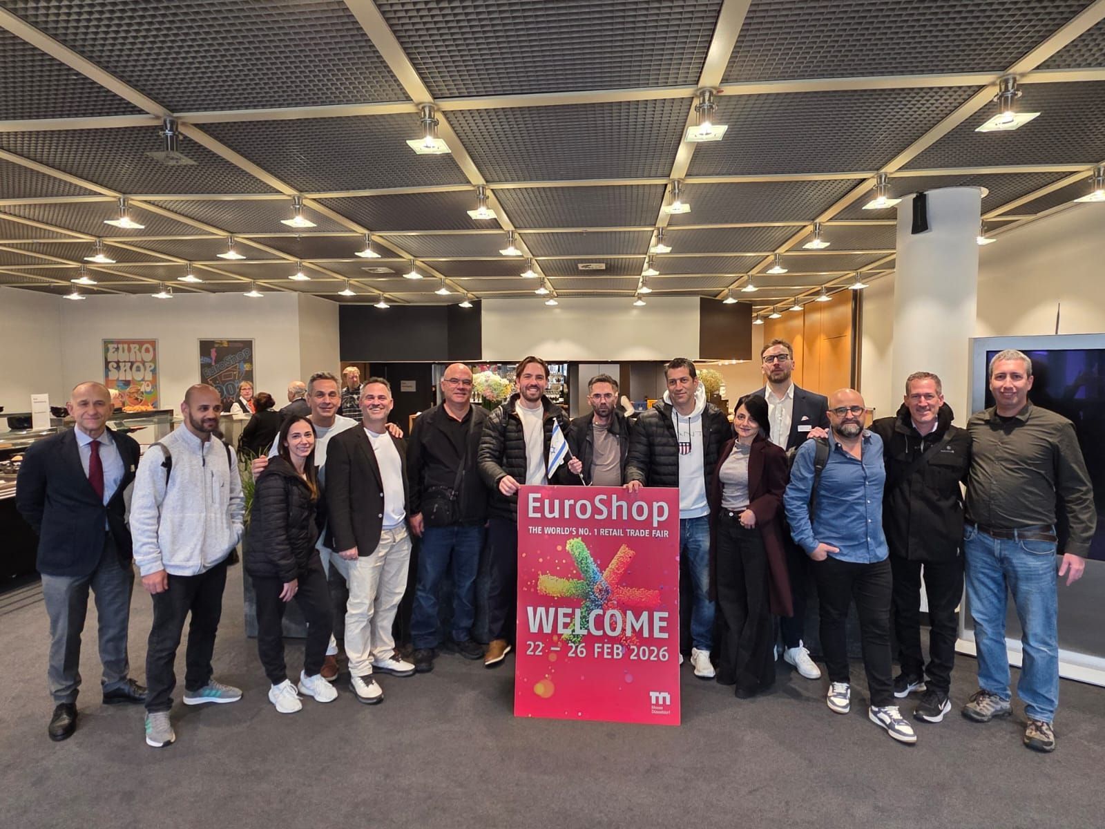 משלחת המנהלים של IBD לתערוכת אינטרפק Interpack