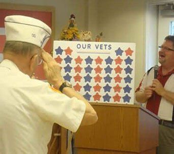 Veteran salute — Medication management in Parma, OH