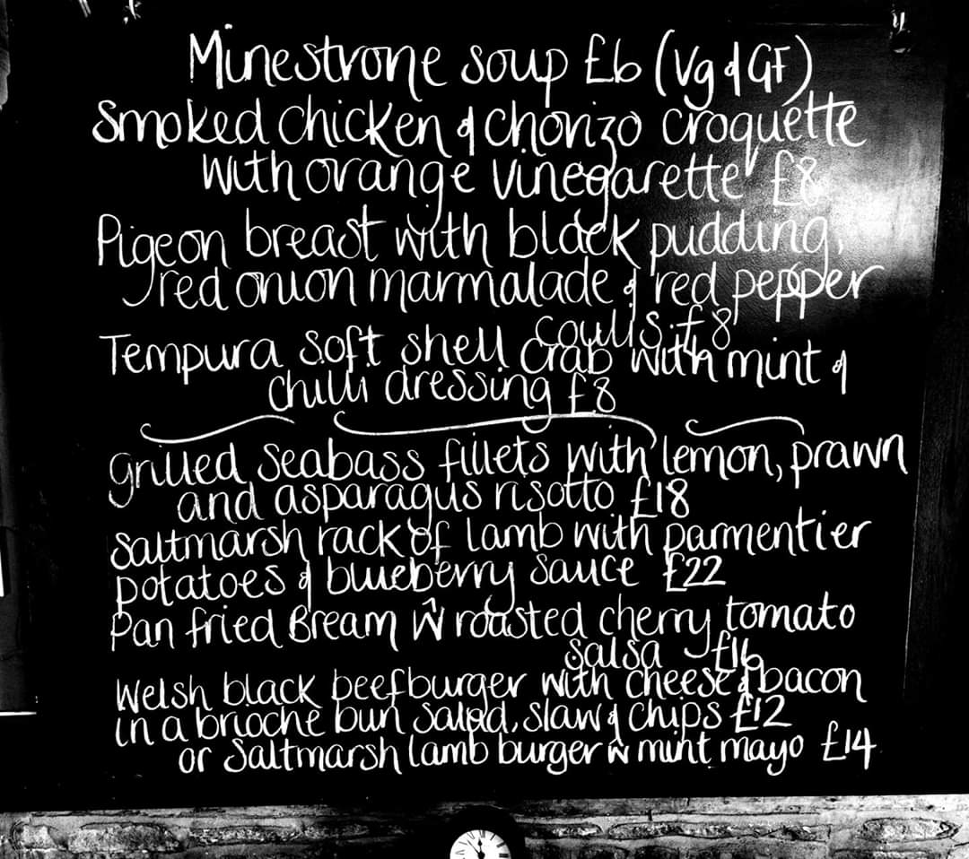 Eat View Our Menus and See Opening Times at The Gwaelod Y Garth