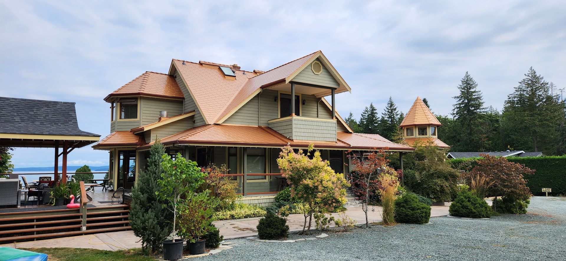 Ladysmith, BC V9G ?? — 62sq Copper Penny Interlock® Lifetime Metal Slate Roofing System