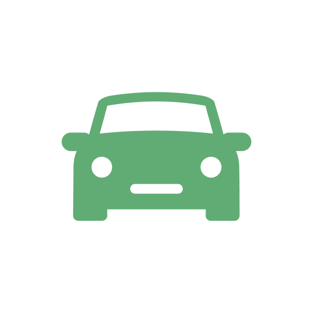 Icono de coche verde.