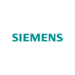 Logotipo de Siemens en color verde azulado, una marca denominativa sin serifa sobre un fondo blanco.