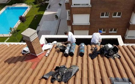 impermeabilización de terraza en piso de alcobendas, madrid