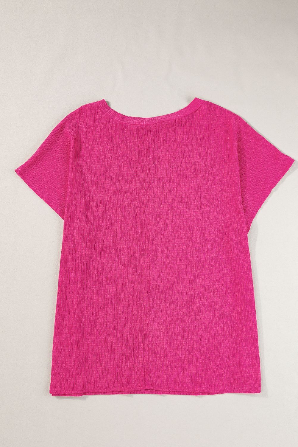 Pink V Neck Top
