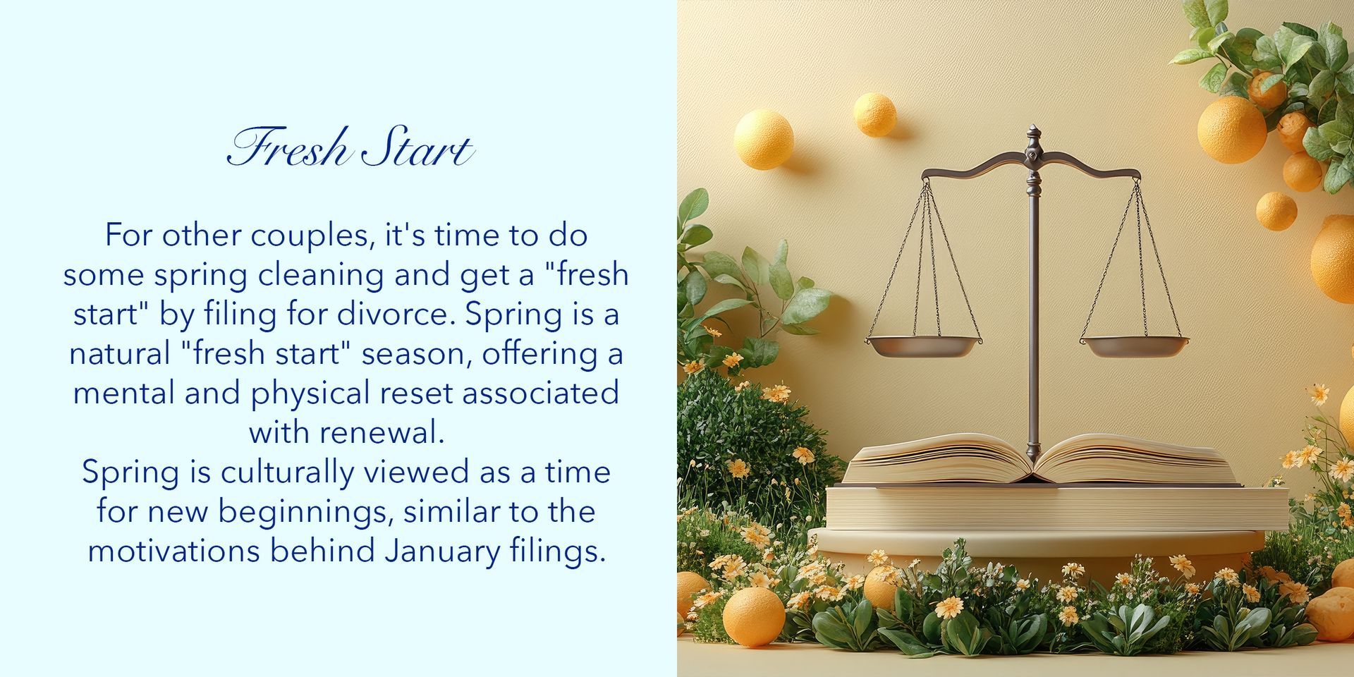 For other couples, it's time to do some spring cleaning and get a 