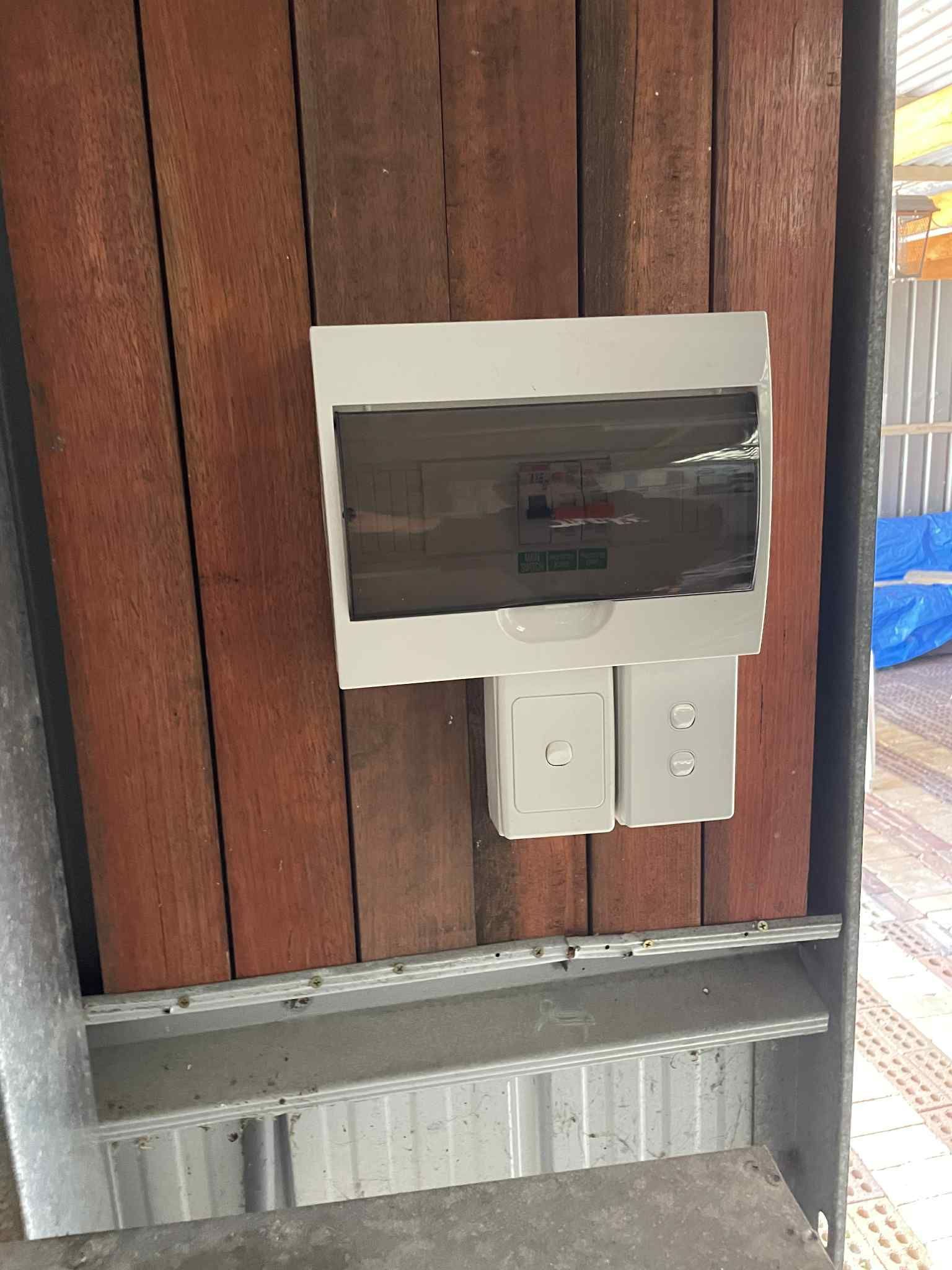 Electrician testing circuits during Melbourne rewiring project — Ziesing Electrical