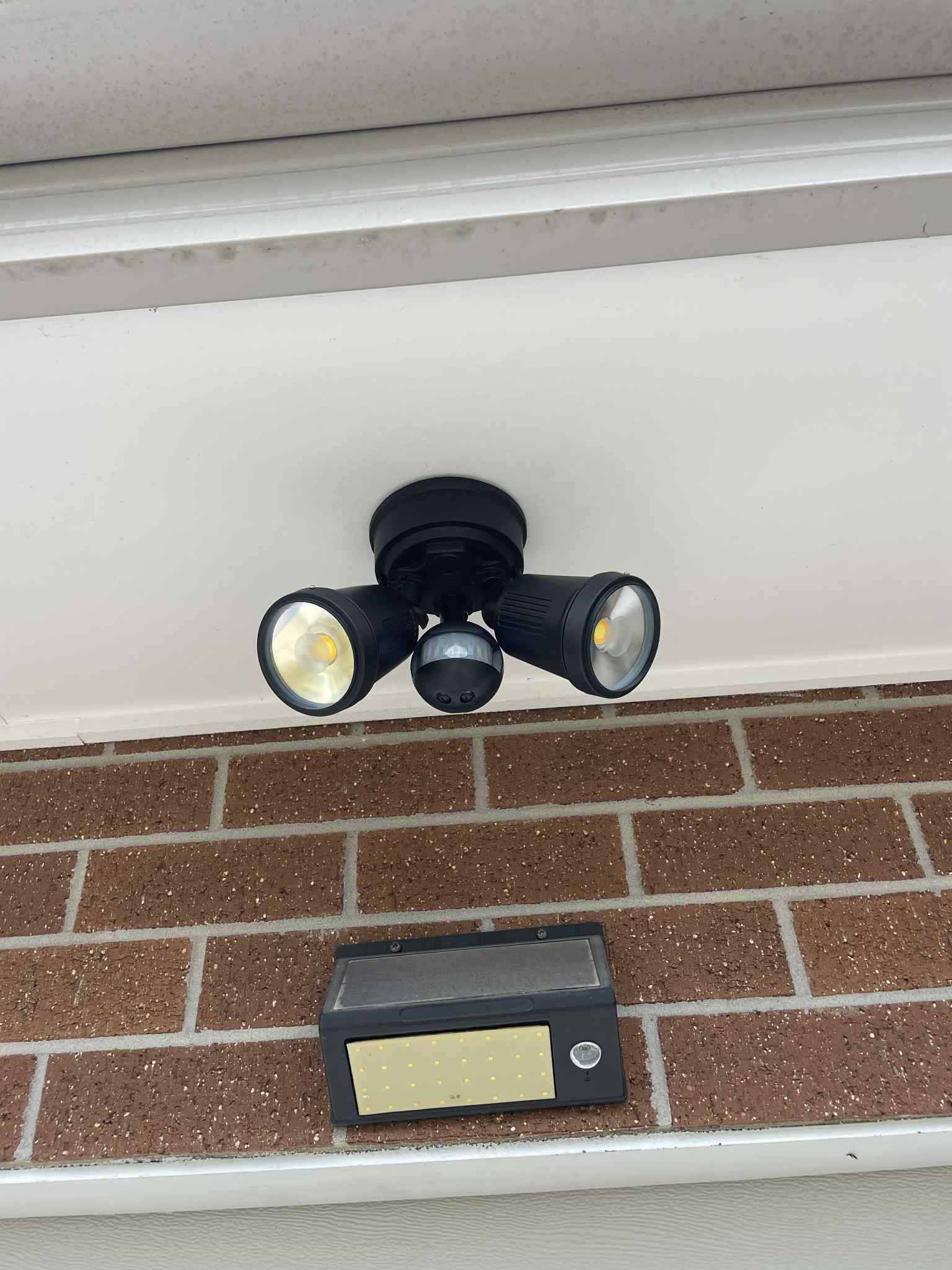 Energy-efficient downlight illuminating modern kitchen