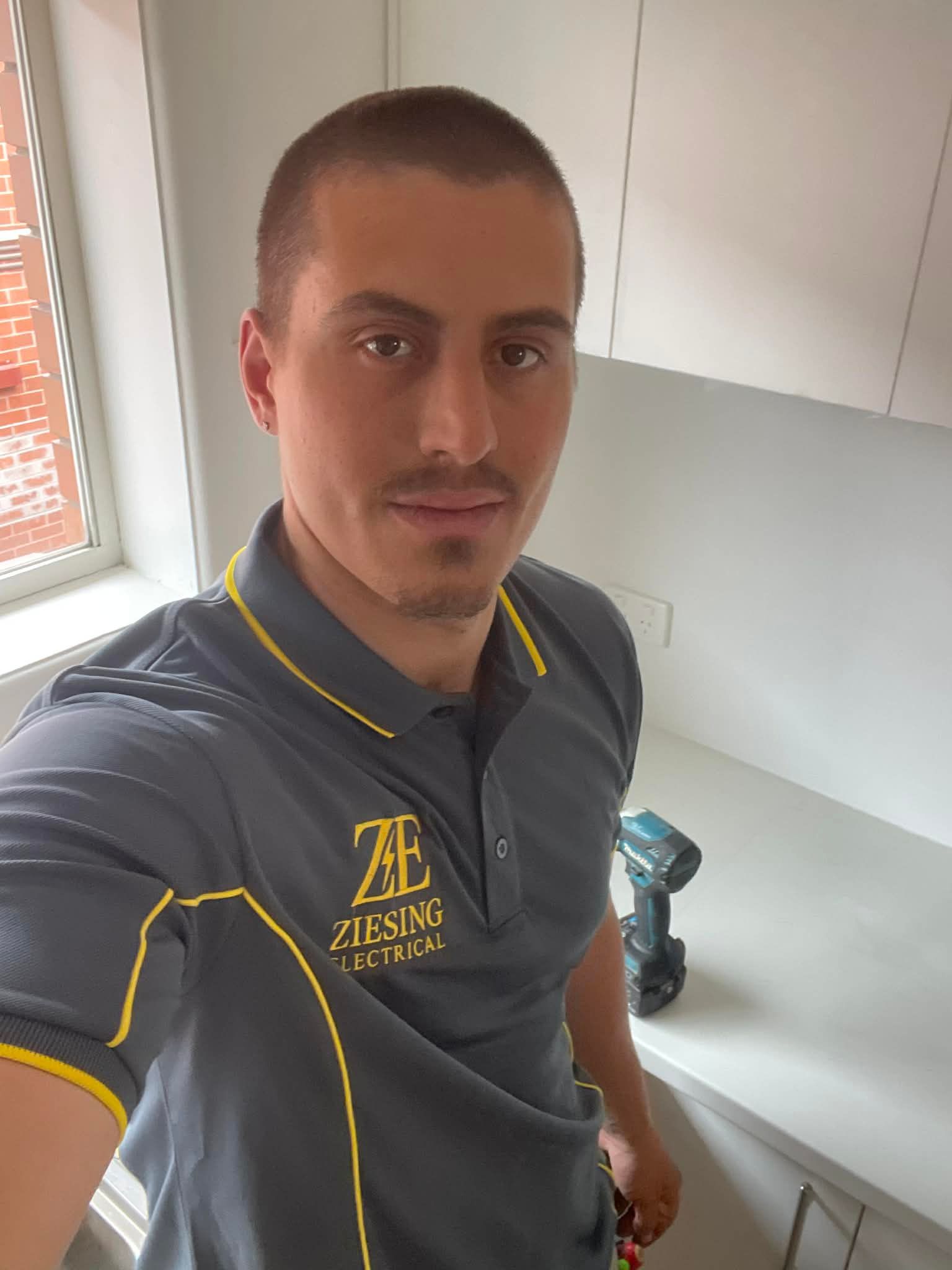 Residential switchboard installation in Melbourne with clearly labelled circuit breakers and tidy wiring