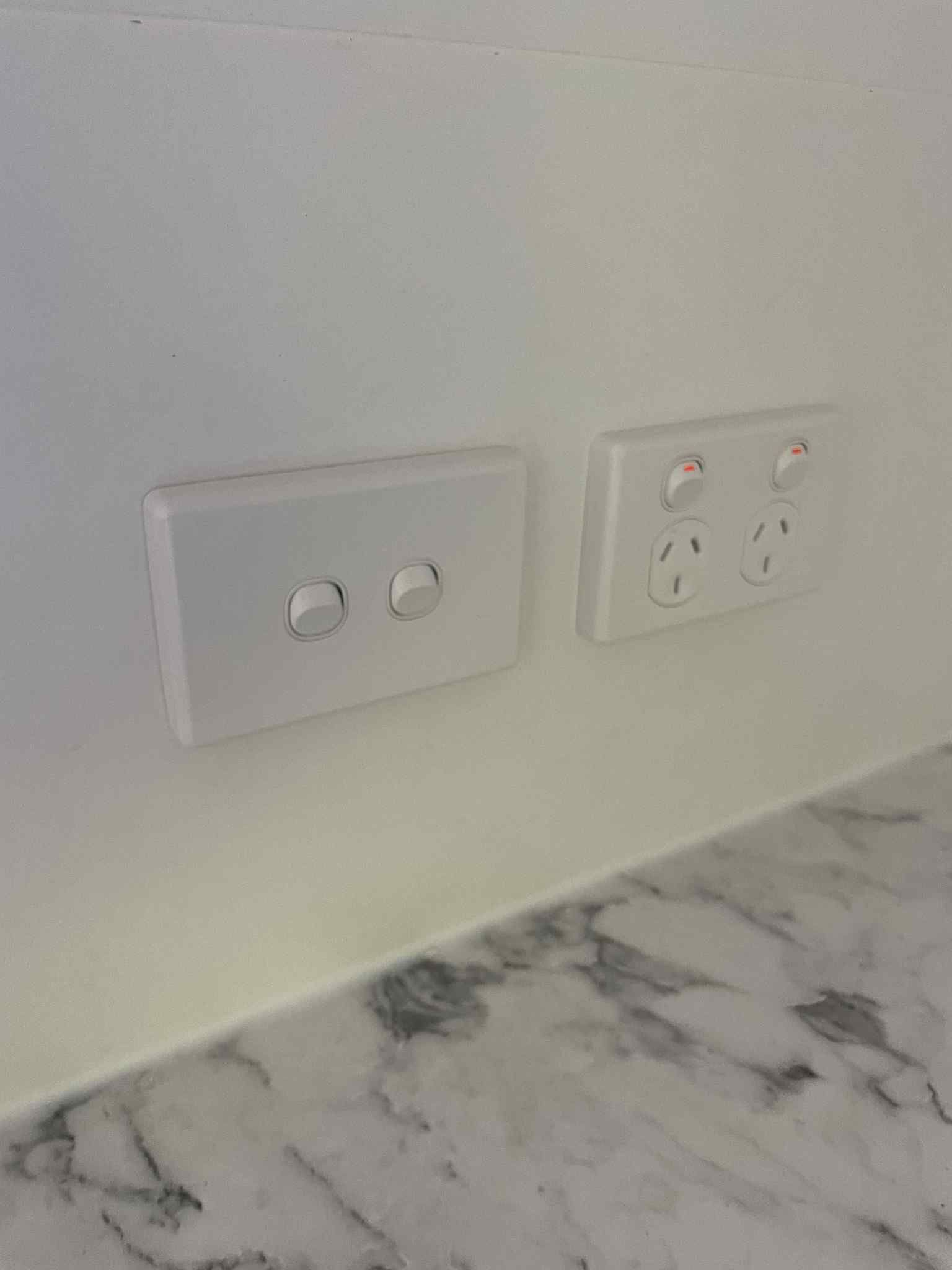 Dimmer switch close-up