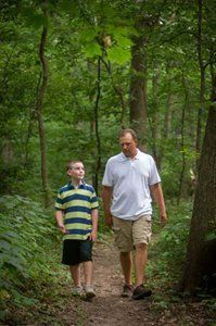 Father and Son Hike