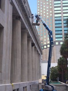 pest control on outside of building