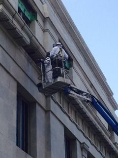 pest control on outside of building