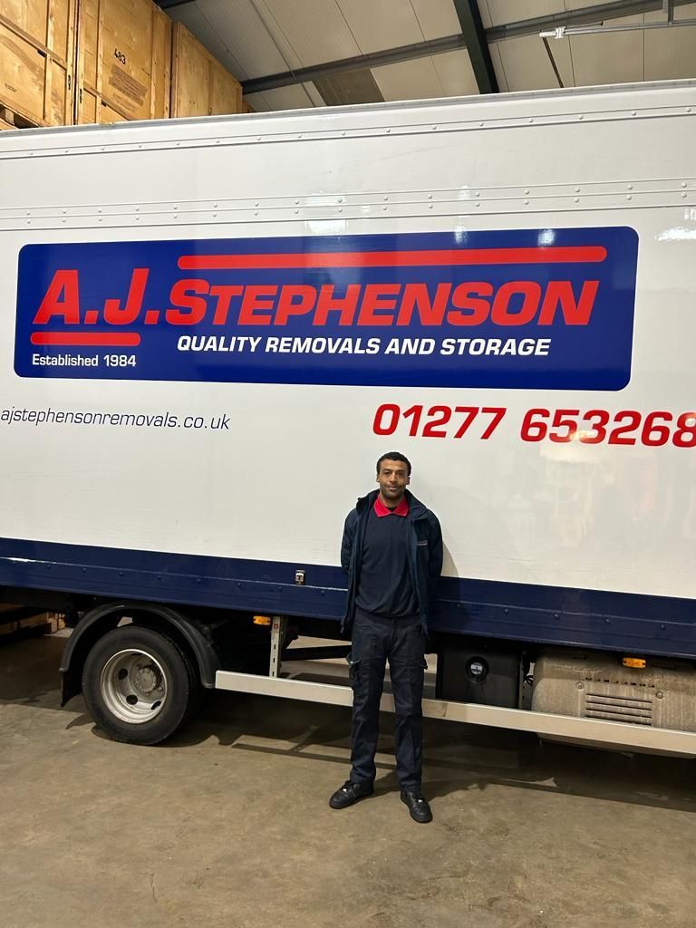 House removals AJ Stephenson Removals team in Billericay