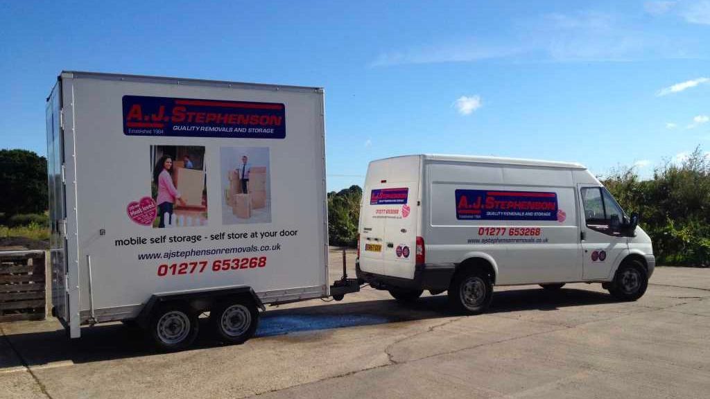 Mobile storage unit delivered to your door.