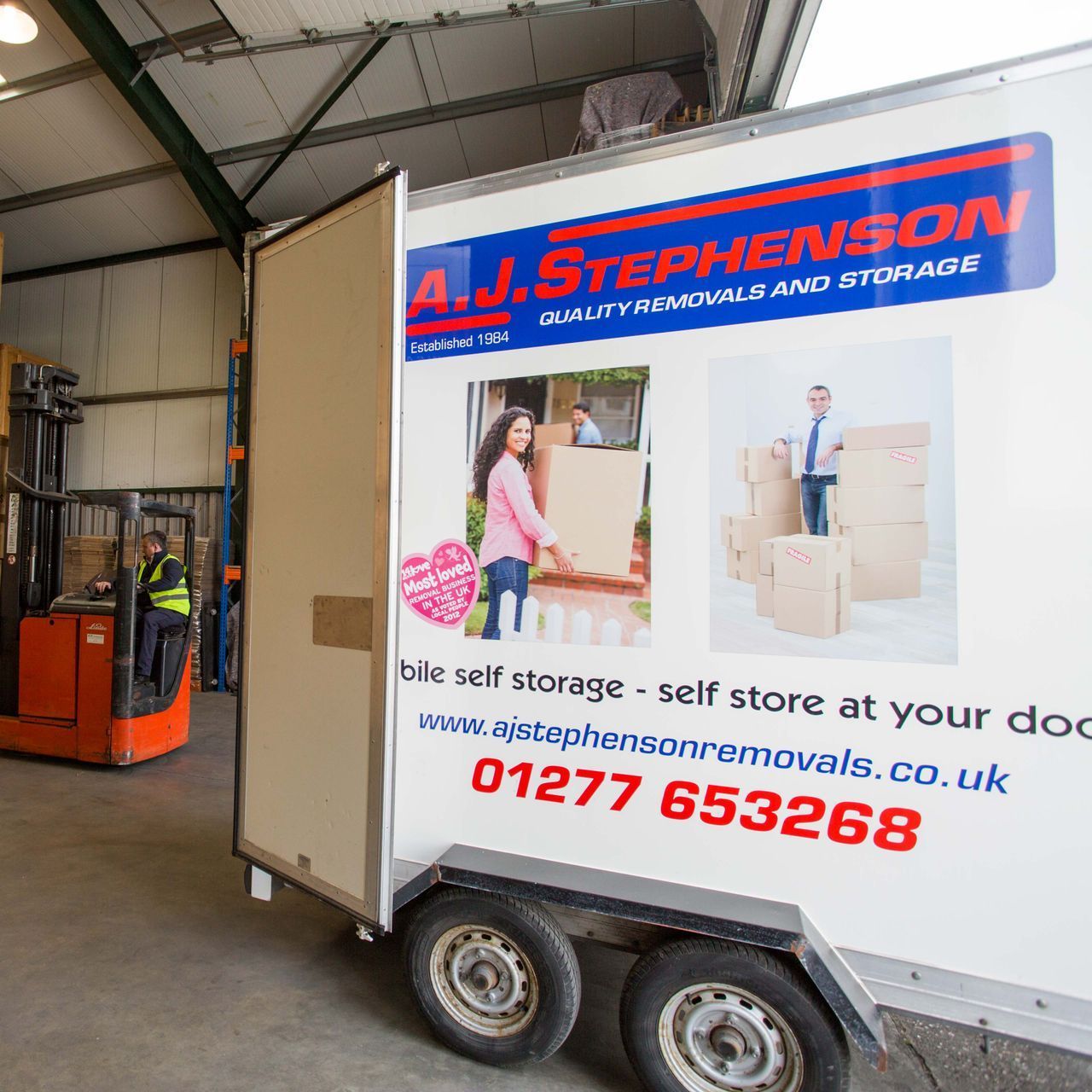 Insured for peace of mind AJ Stephenson Removals & Storage Billericay