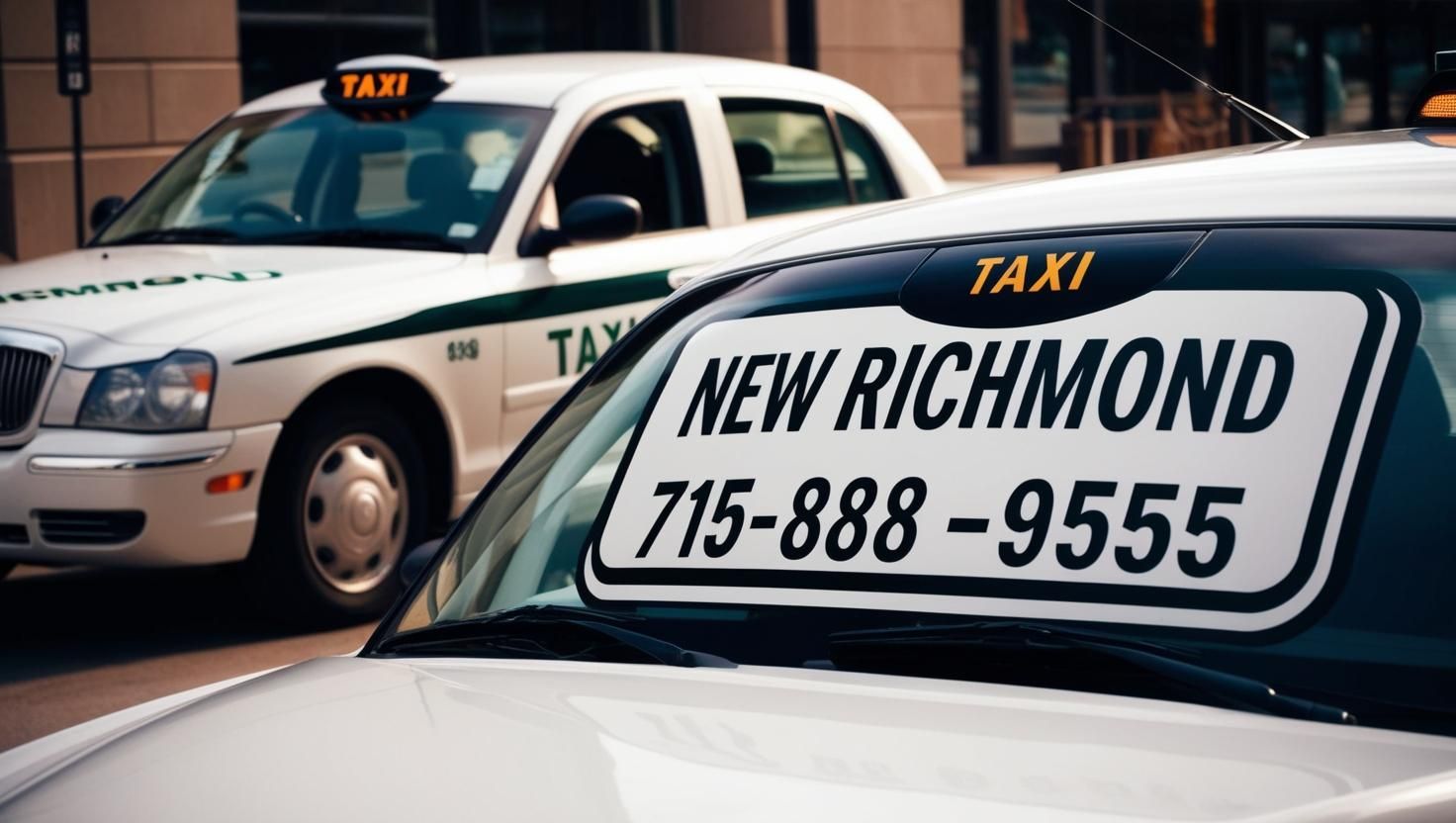  new richmond wi taxis are parked next to each other