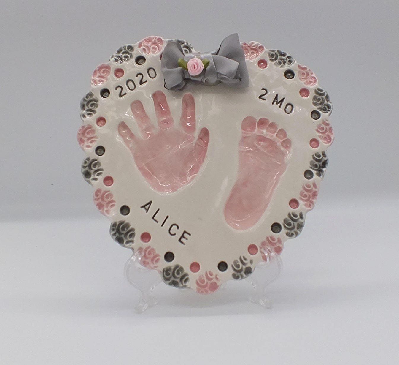 Alice 2020 Handprint And Footprint — Norco, CA — Little Bitty Prints