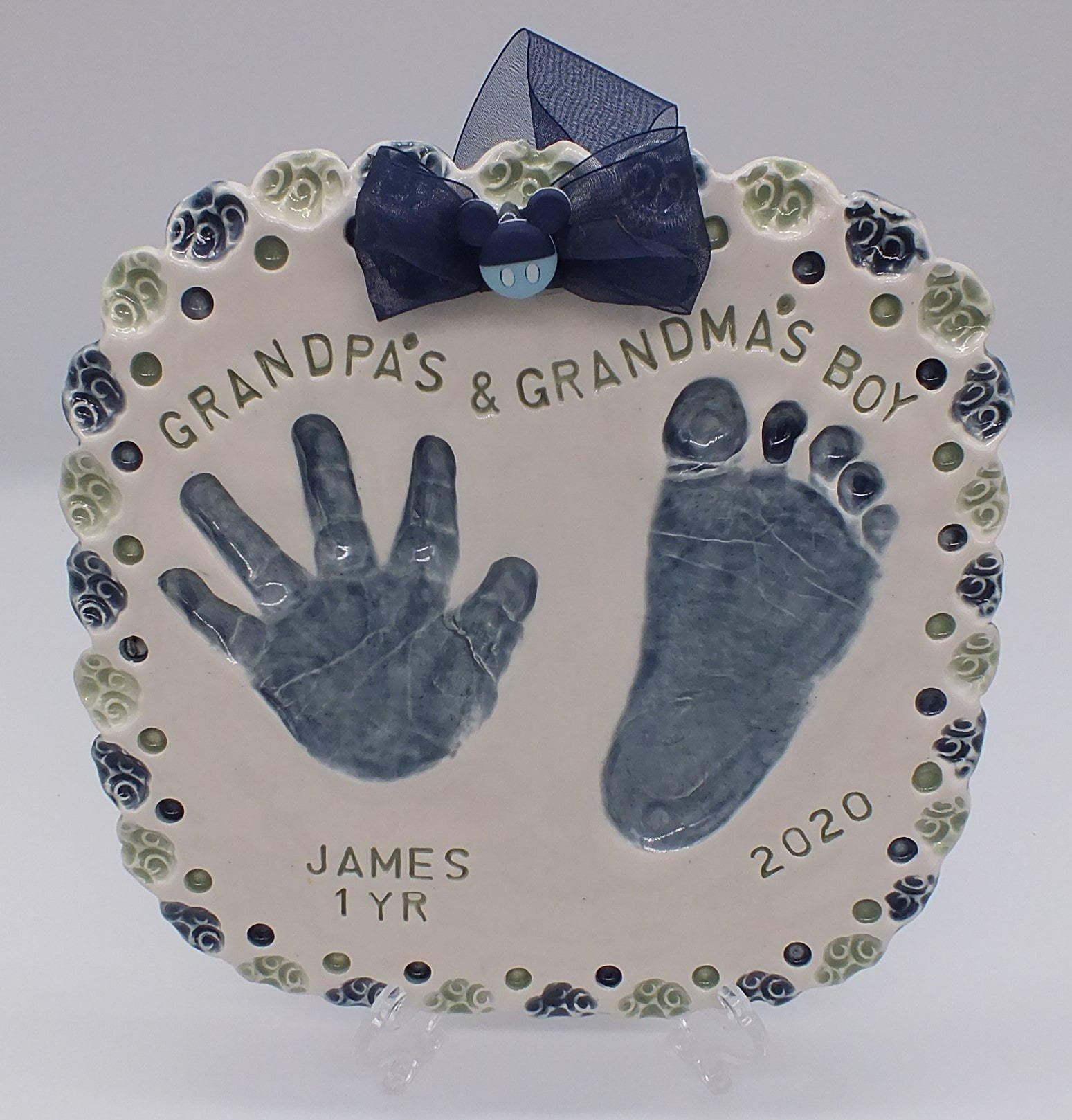 James 2020 Handprint And Footprint — Norco, CA — Little Bitty Prints