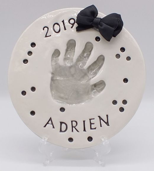 Adrien Ceramic Handprint — Norco, CA — Little Bitty Prints