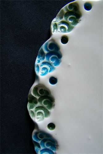 Caribbean And Dark Green Ceramic Colors — Norco, CA — Little Bitty Prints