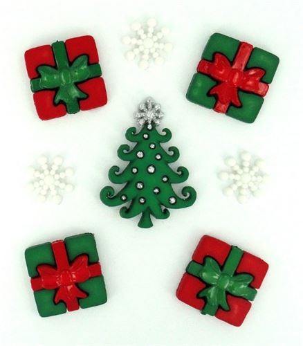 Christmas Tree, Snowflakes And Gifts Doo-Dads — Norco, CA — Little Bitty Prints