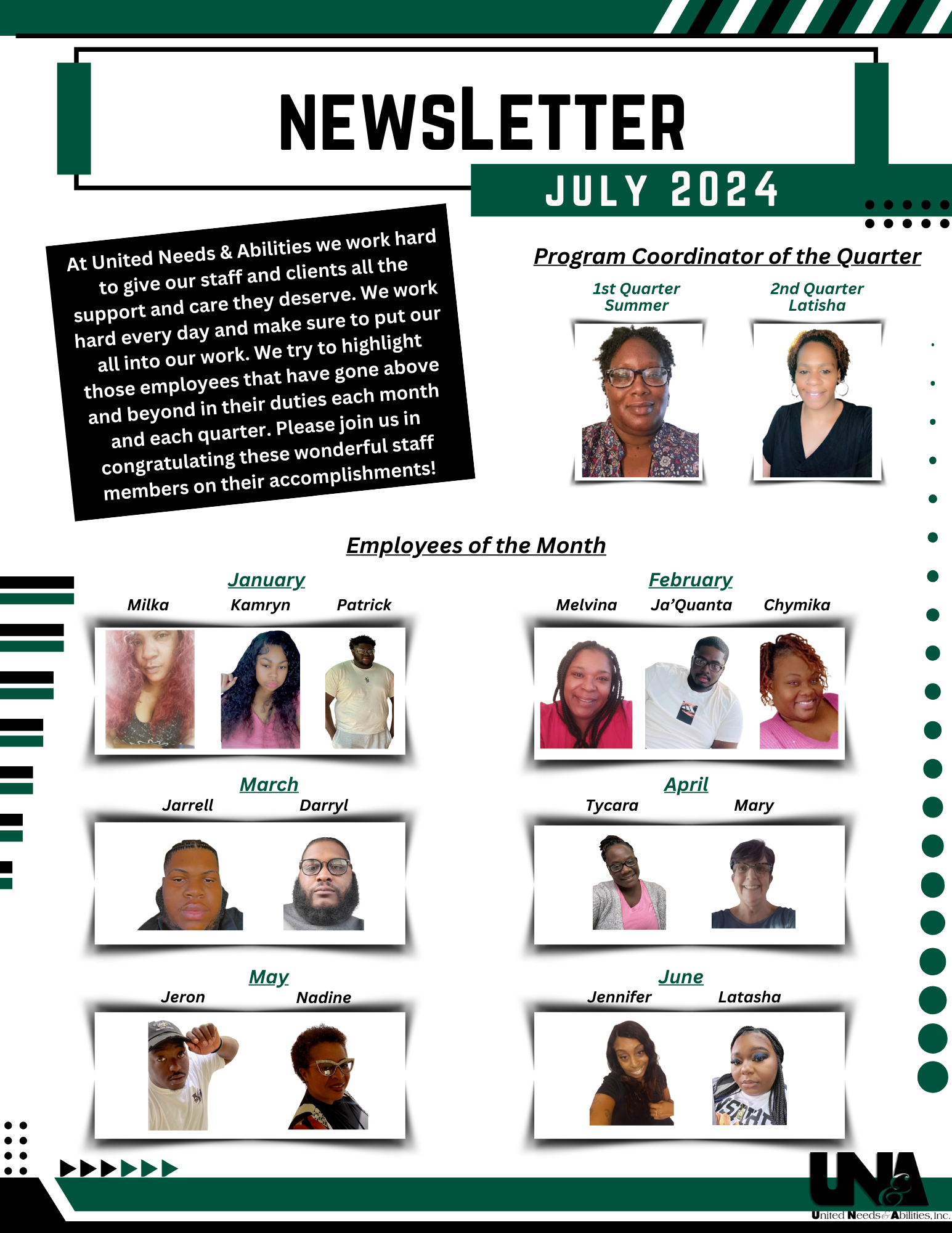 Newsletter united needs abilities salisbury md
