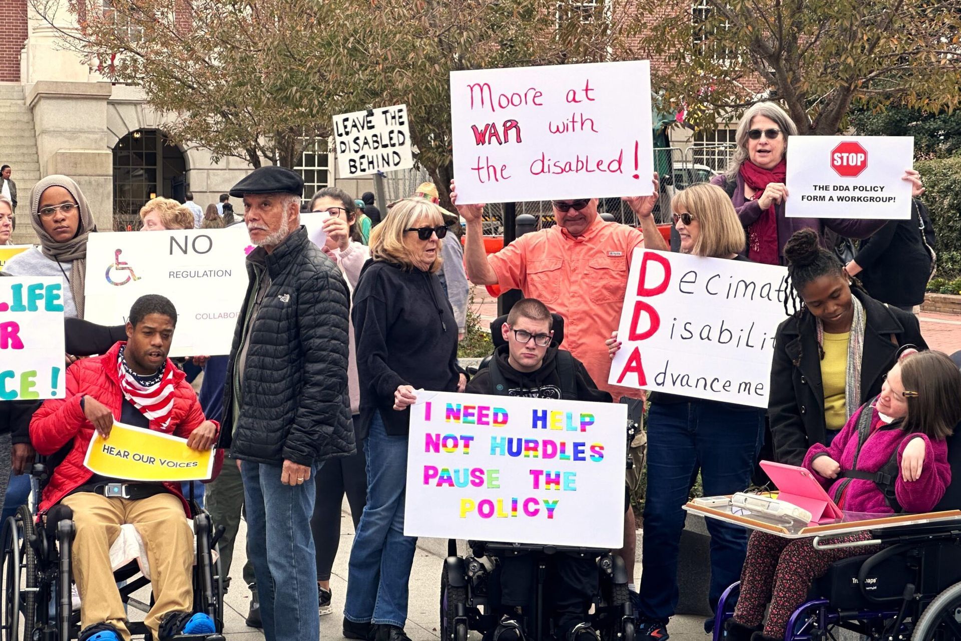 Recent challenges with Medicaid waivers for people with developmental disabilities are among the pro