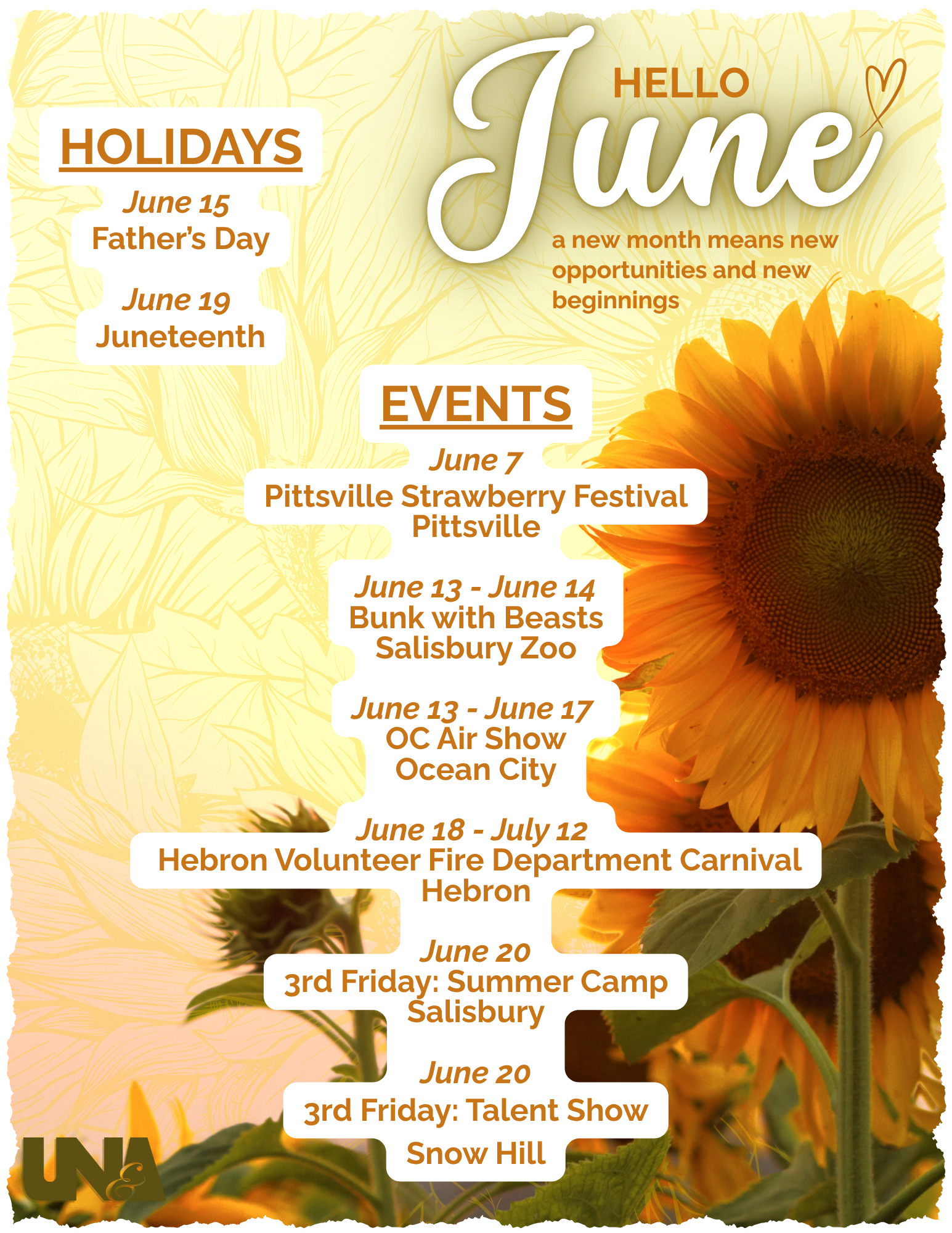 June Monthly Events 2025