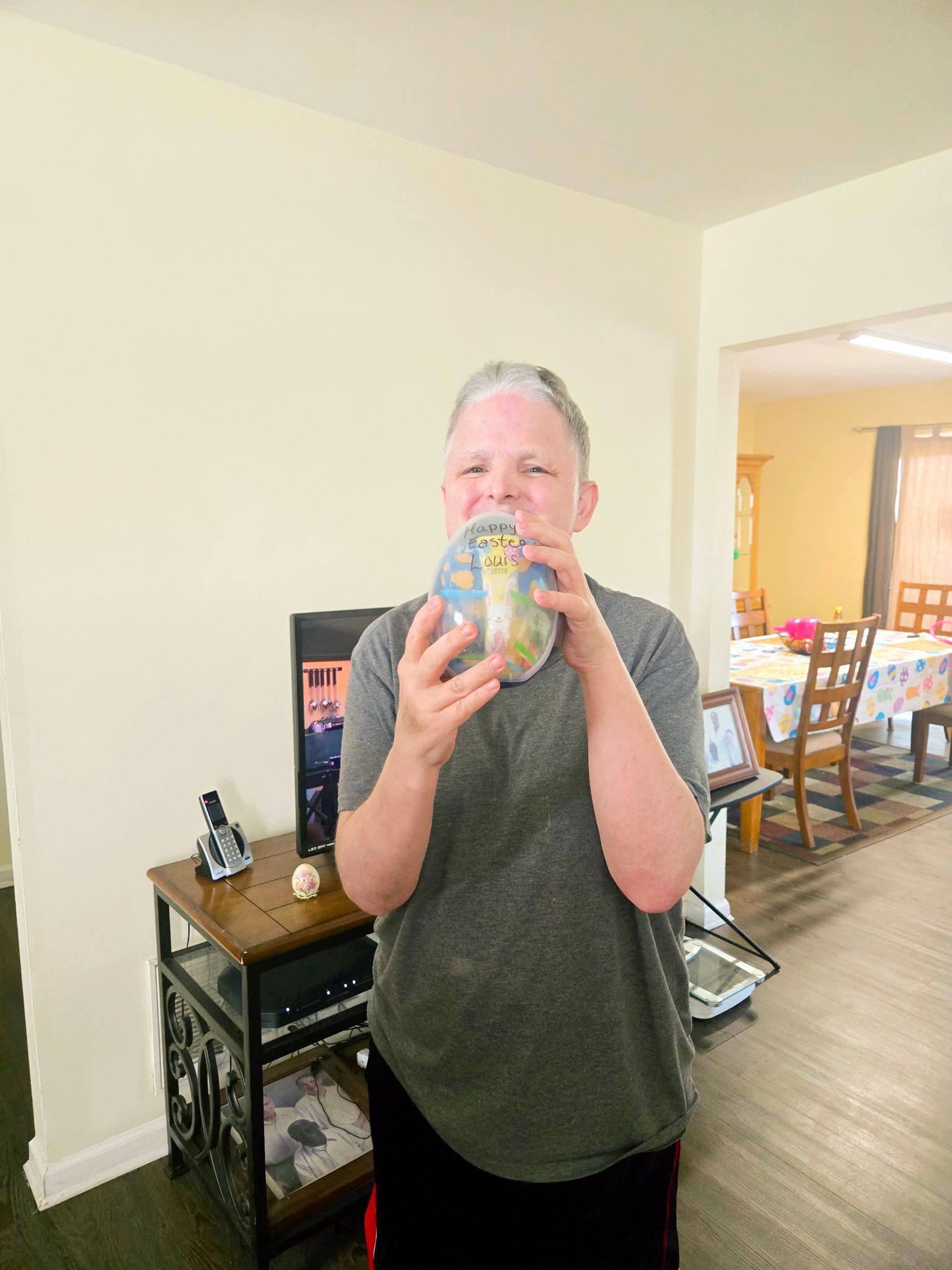 Louis celebrating Easter (2026)