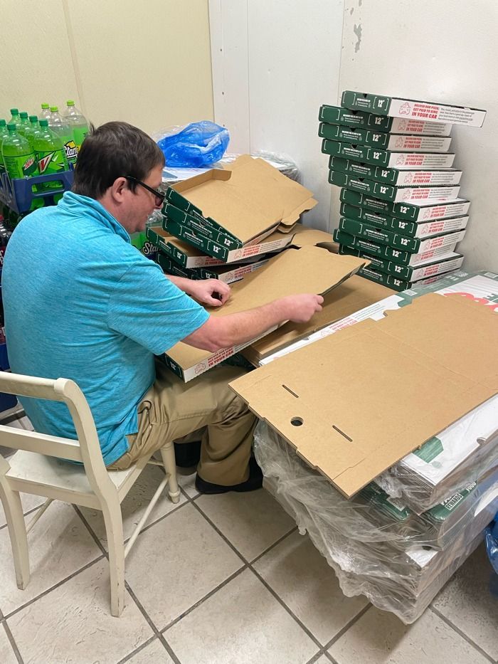 Lawrence at his new job! 2024
