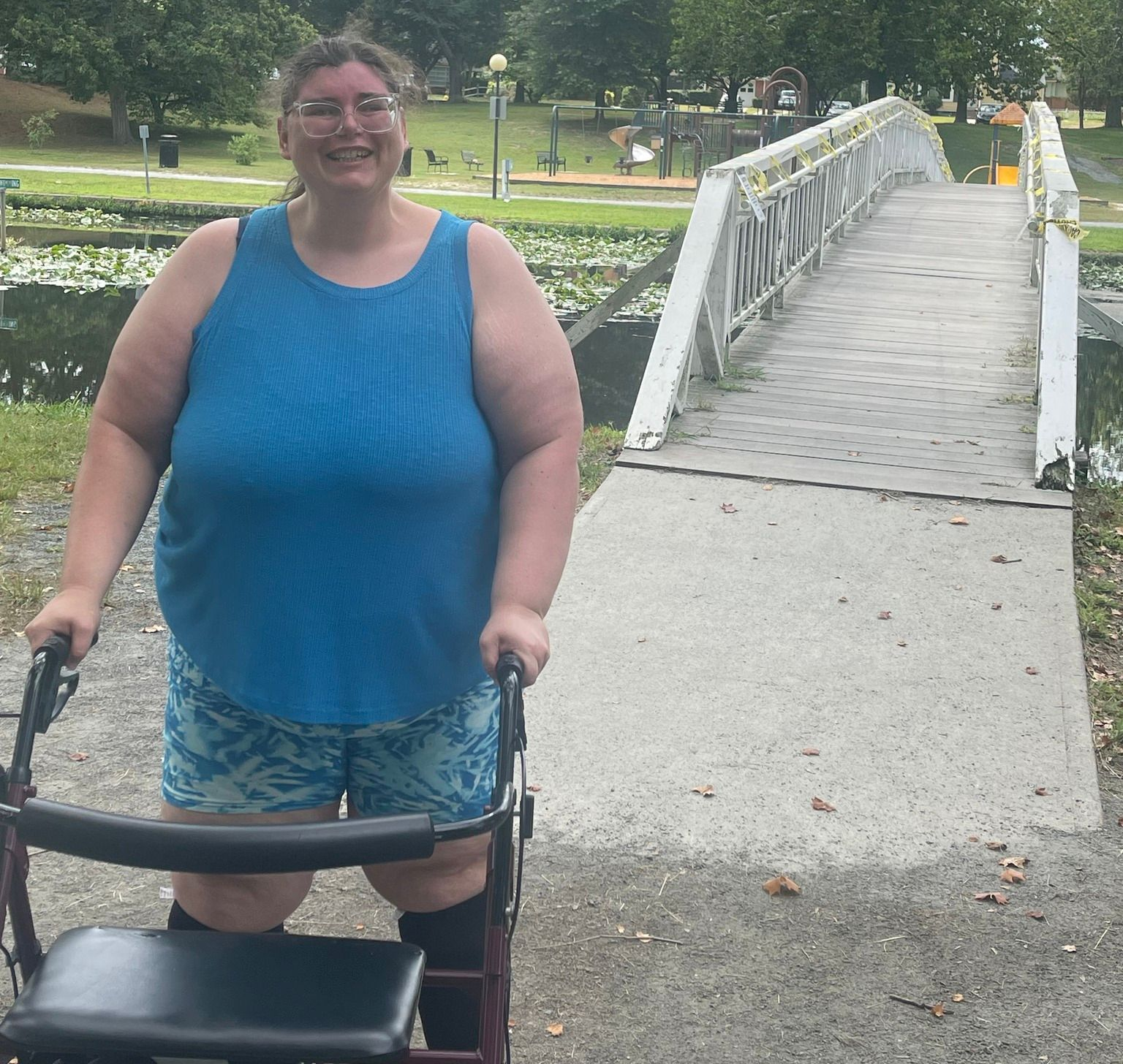 Tiffany has been walking all over this summer! 2025